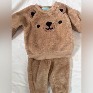 Cozy Bear Kids Matching Set - Brown